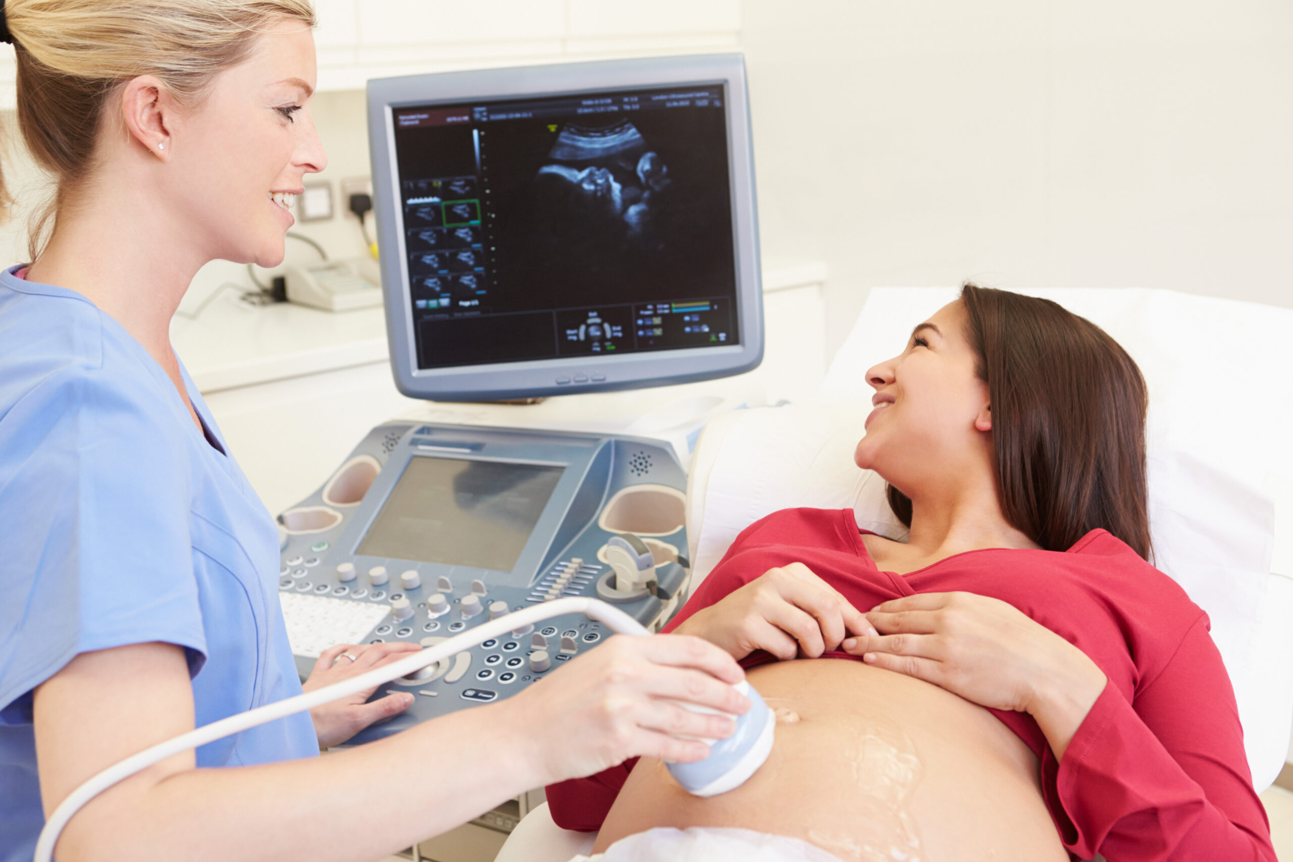 Late pregnancy ultrasound