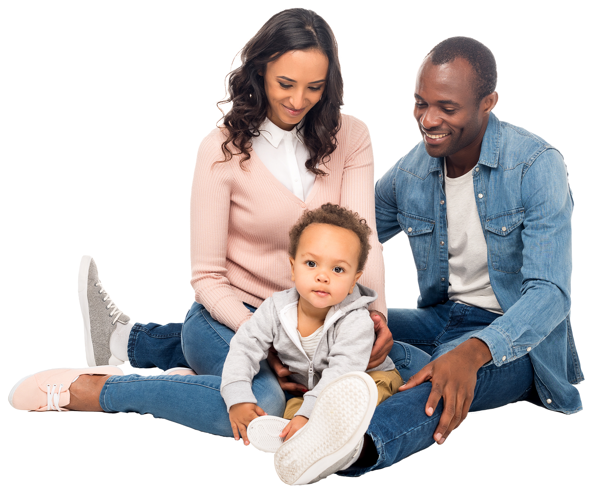Family on the floor