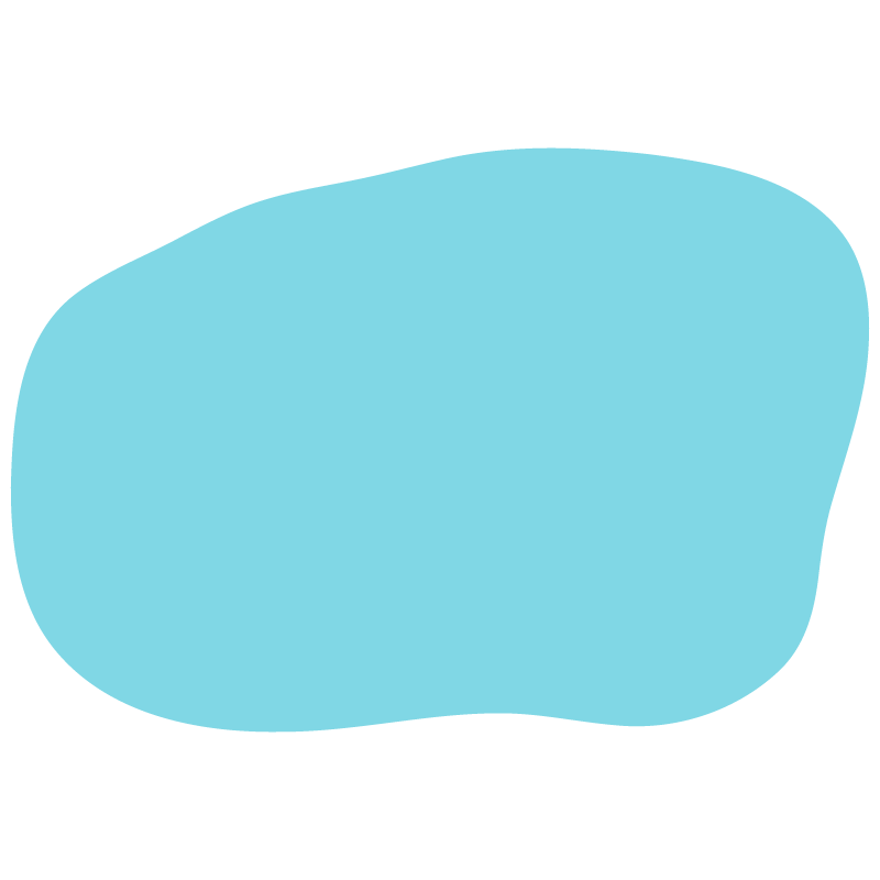 Teal blob